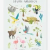 Affiche Animaux D’Amérique Du Sud Living Earth LILIPINSO Multicolore – Lilipinso Satisfait ou Remboursé 19