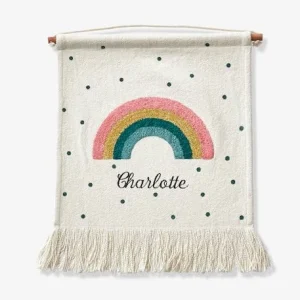 à prix promos Arc-en-ciel Mural Personnalisable Blanc / Rose – Vertbaudet 18