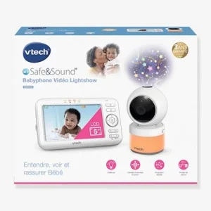 Babyphone Vidéo Safe & Sound Light Show BM5463 VTECH Blanc – Toutes Les Marques boutique pas cher 6