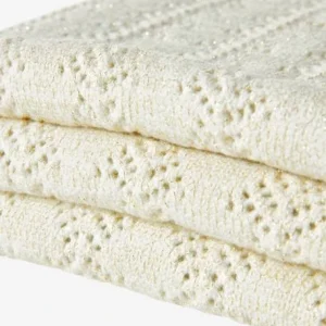 grossiste en ligne Couverture Bébé Pointelle Avec Lurex écru – Vertbaudet 14