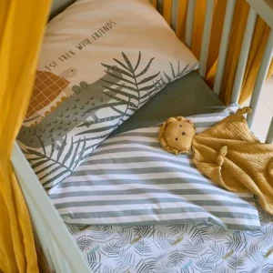 Housse De Couette Bébé TREK Oeko-Tex® Blanc Imprimé – Vertbaudet remise en ligne 10