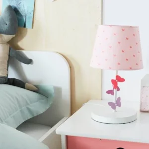 achat pas cher Lampe De Chevet Papillons Rose – Vertbaudet 9