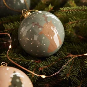 grande qualité Lot De 6 Boules De Noël Contes De La Forêt Vert – Vertbaudet 12