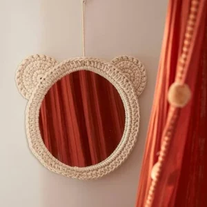 site pas cher Miroir Ourson Tricot Beige – Vertbaudet 15