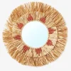 grande promotion Miroir Rond Raphia Beige / Rose – Vertbaudet 8