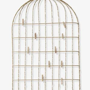 aux meilleurs prix Pêle-mêle Lumineux Cage à Oiseaux Doré – Vertbaudet 9