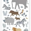 Neuve avec étiquette Planche De Stickers LILIPINSO – Big Five & Cie – Animaux Jungle Multicolore – Lilipinso 20