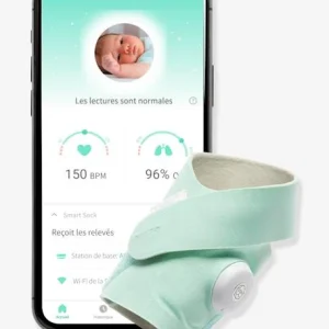 pas cher Système De Surveillance Smart Sock 3 OWLET Rose Poudré – Owlet 6