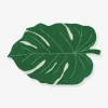 marque pas cher en ligne Tapis Coton Lavable Feuille Monstera LORENA CANALS Vert – Lorena Canals 17