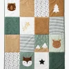 Tapis De Sol Patchwork Matelassé GREEN FOREST écru / Multicolore – Vertbaudet vente en ligne 22