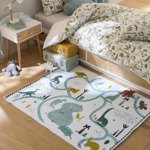 Tapis DINOLAND écru / Multicolore – Vertbaudet haute qualité 12