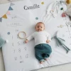 prix de gros Tapis Photo Bébé Personnalisable écru / Vert – Vertbaudet 16