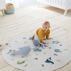 Tapis Rond Abécédaire Marin Ivoire – Vertbaudet magasin en ligne france 8