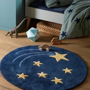 Tapis Rond Tufté Ciel étoilé Bleu – Vertbaudet Paris 8